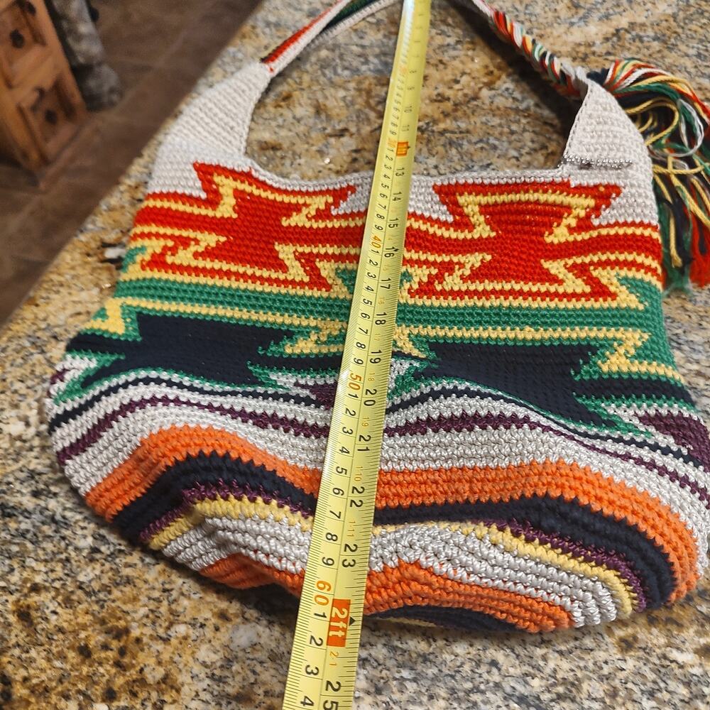 The Sak Womens Hand Crocheted Bag Multiple Multi Color - Picture 10 of 11